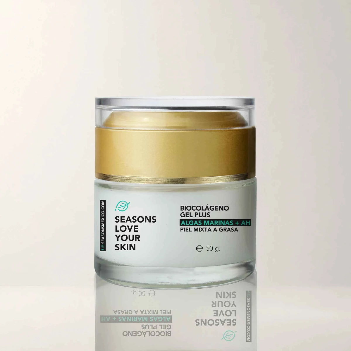 Gel Hidratante Algas Marinas+ Ah 50Gr para Pieles Mixtas / Grasas | Seasons
