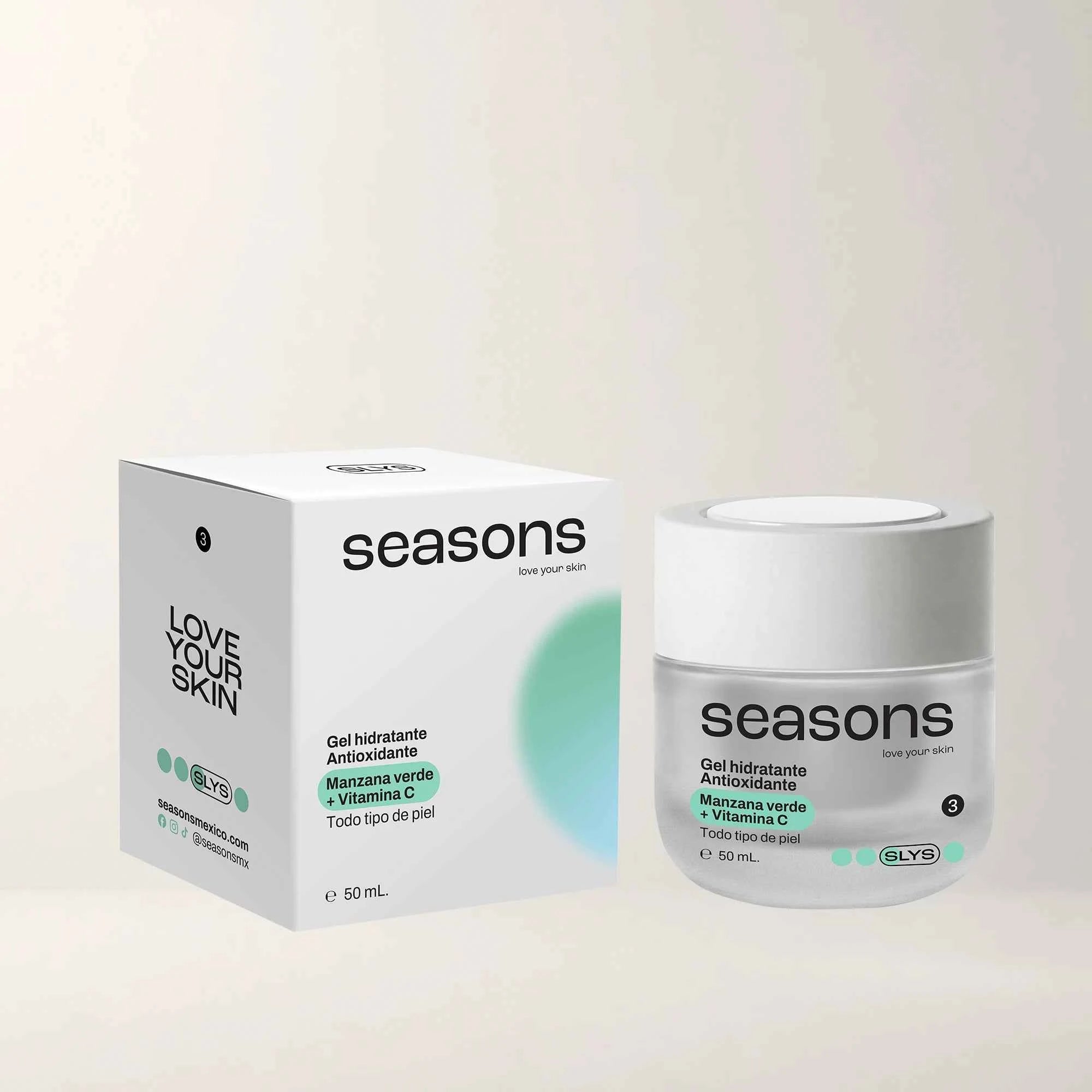 Gel Hidratante Manzana Verde + Vit C 50Ml