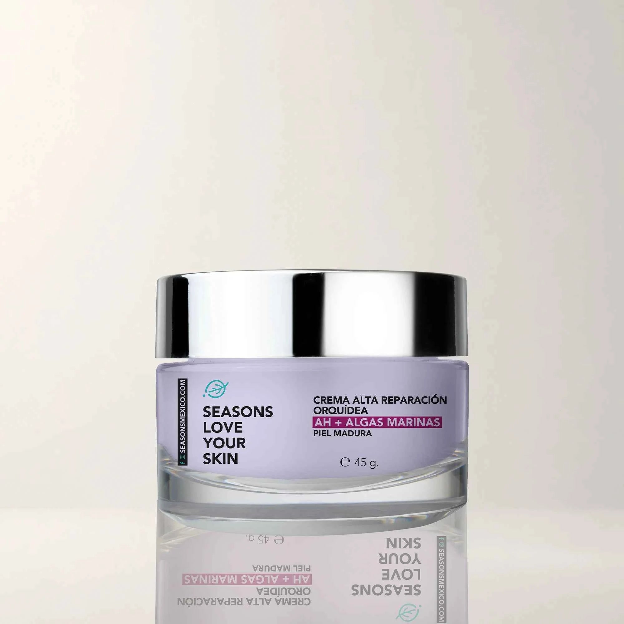 Crema Hidratante Antiedad Orquídea + Ah 45 Gr