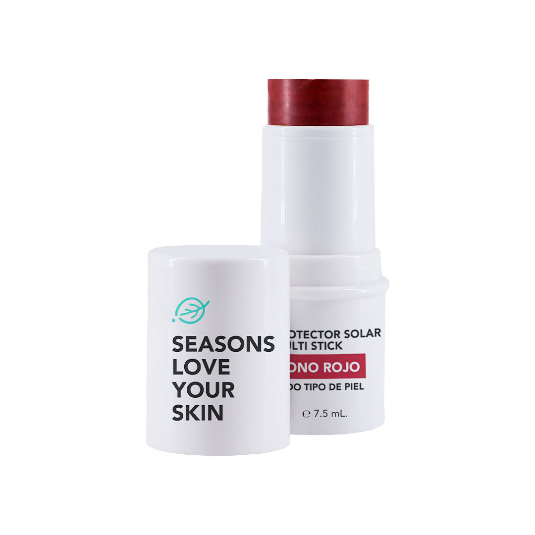 Colección Multi Stick FPS50 — Rojo, Rosa, Bronzer y Durazno