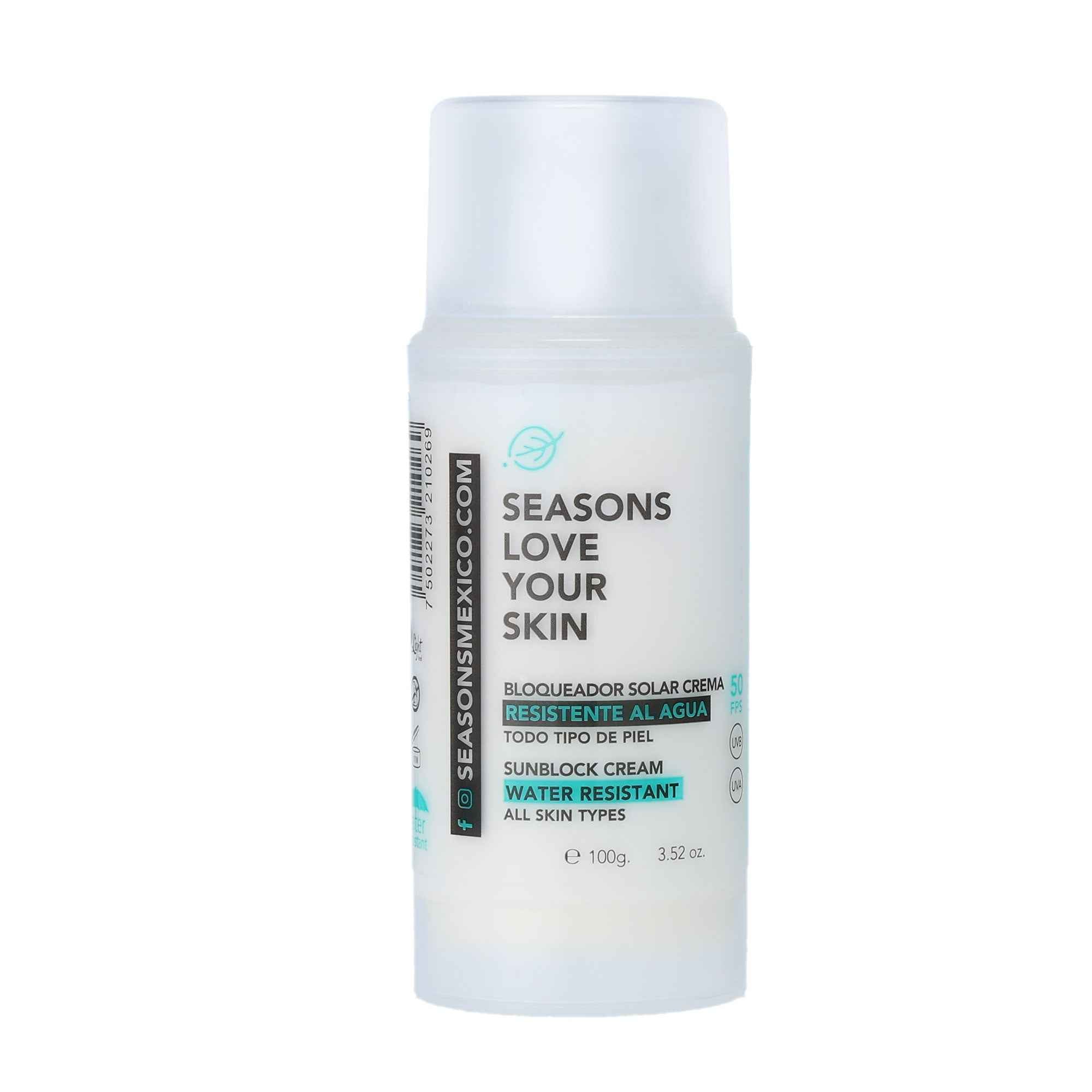 Protector Solar Fps50 Resistente Al Agua 100 Gr