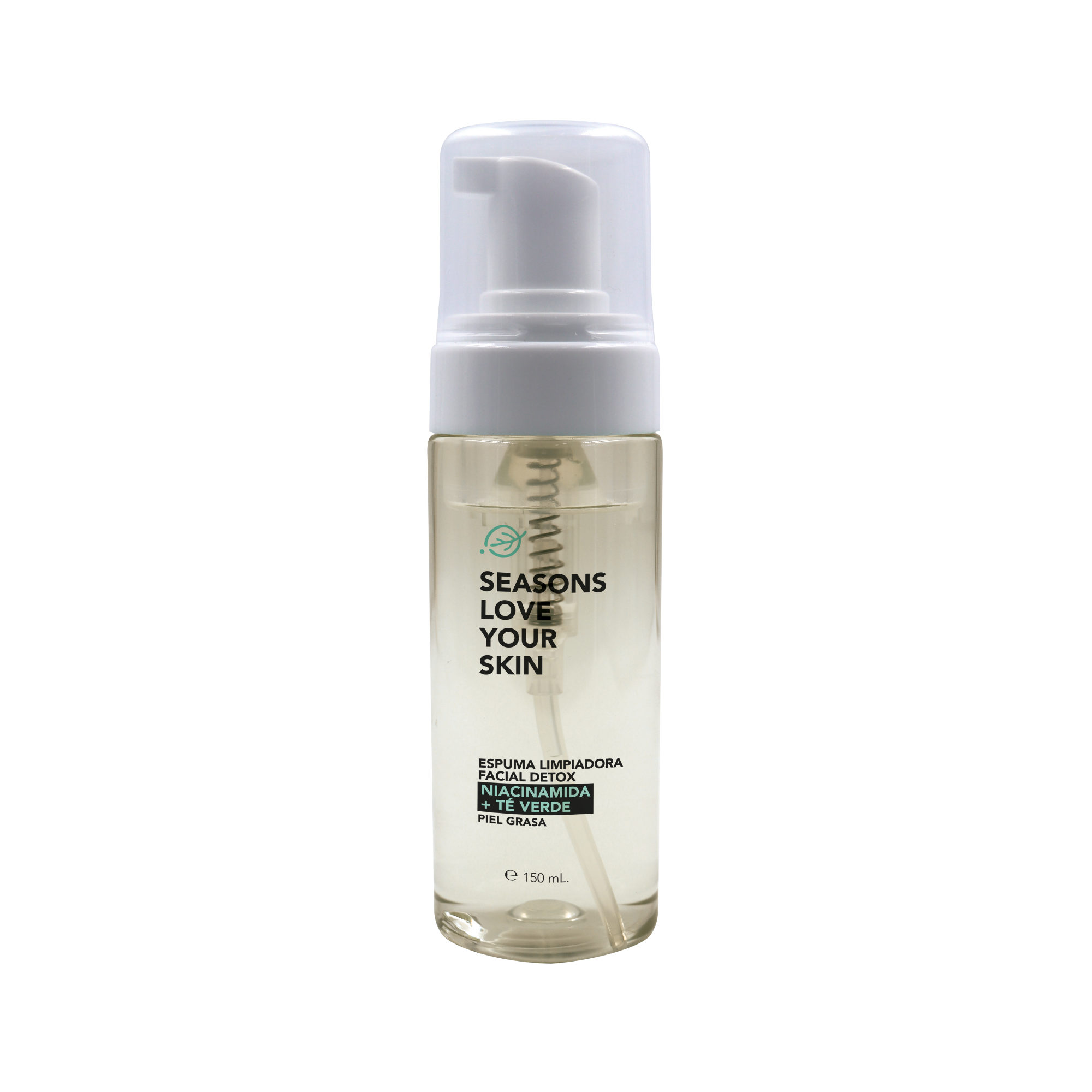 Dermolimpiador Espuma Niacinamida + Té Verde 150 Ml - Seasons Love Your Skin
