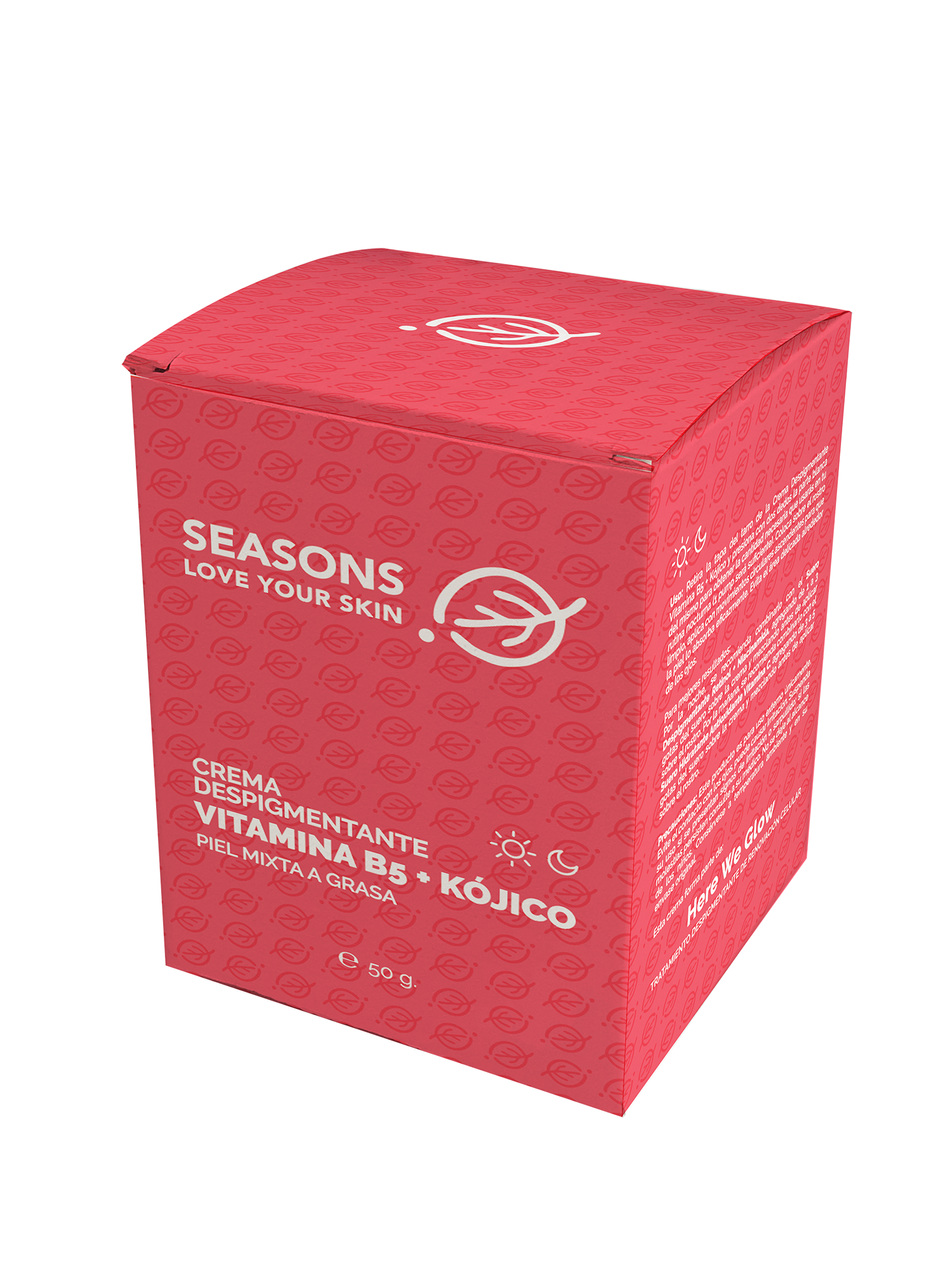 Crema Despigmentante Vitamina B5 + Kójico - Seasons Love Your Skin