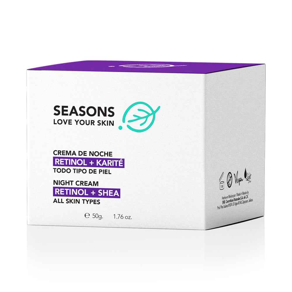 Crema Hidratante De Noche Retinol + Ah 50 Gr