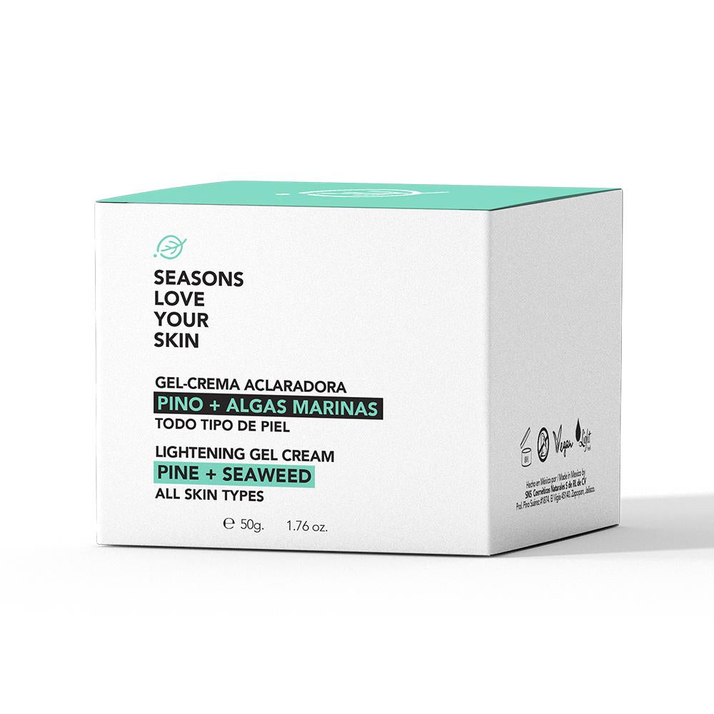 Gel Crema Aclaradora Pino + Algas Marinas - Seasons Love Your Skin - SEO Optimizer