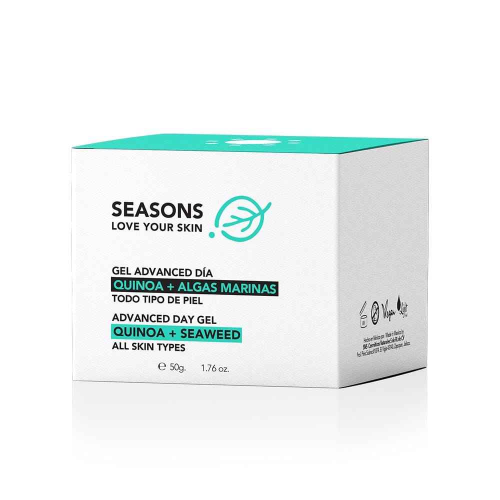 Gel Hidratante Quinoa + Algas Marinas 50 Gr para Pieles Mixtas / Grasas | Seasons