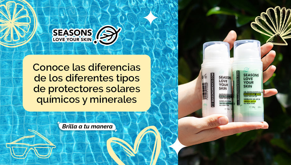 Tipos de protectores solares: similitudes y diferencias