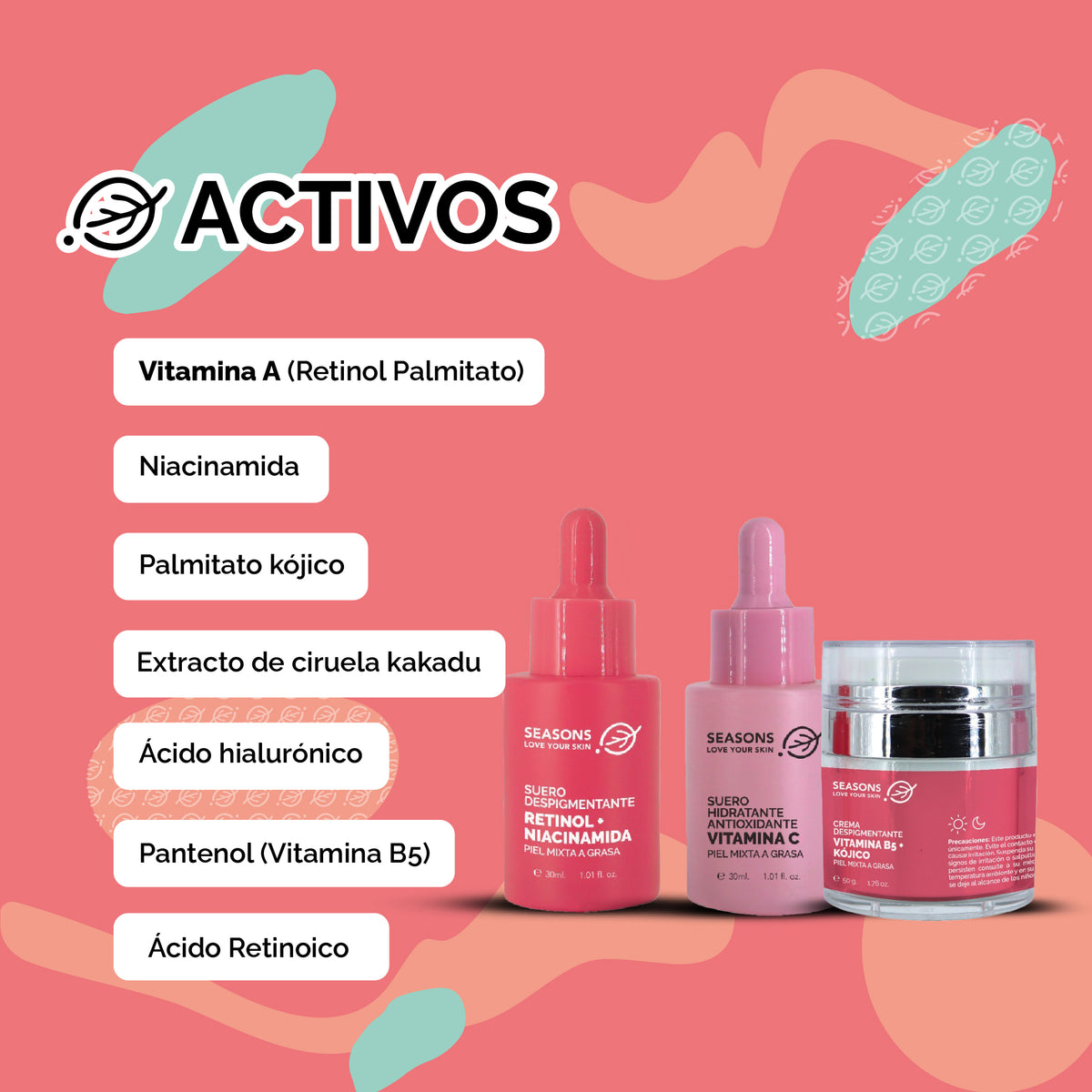 Kit Here We Glow - Seasons Love Your Skin