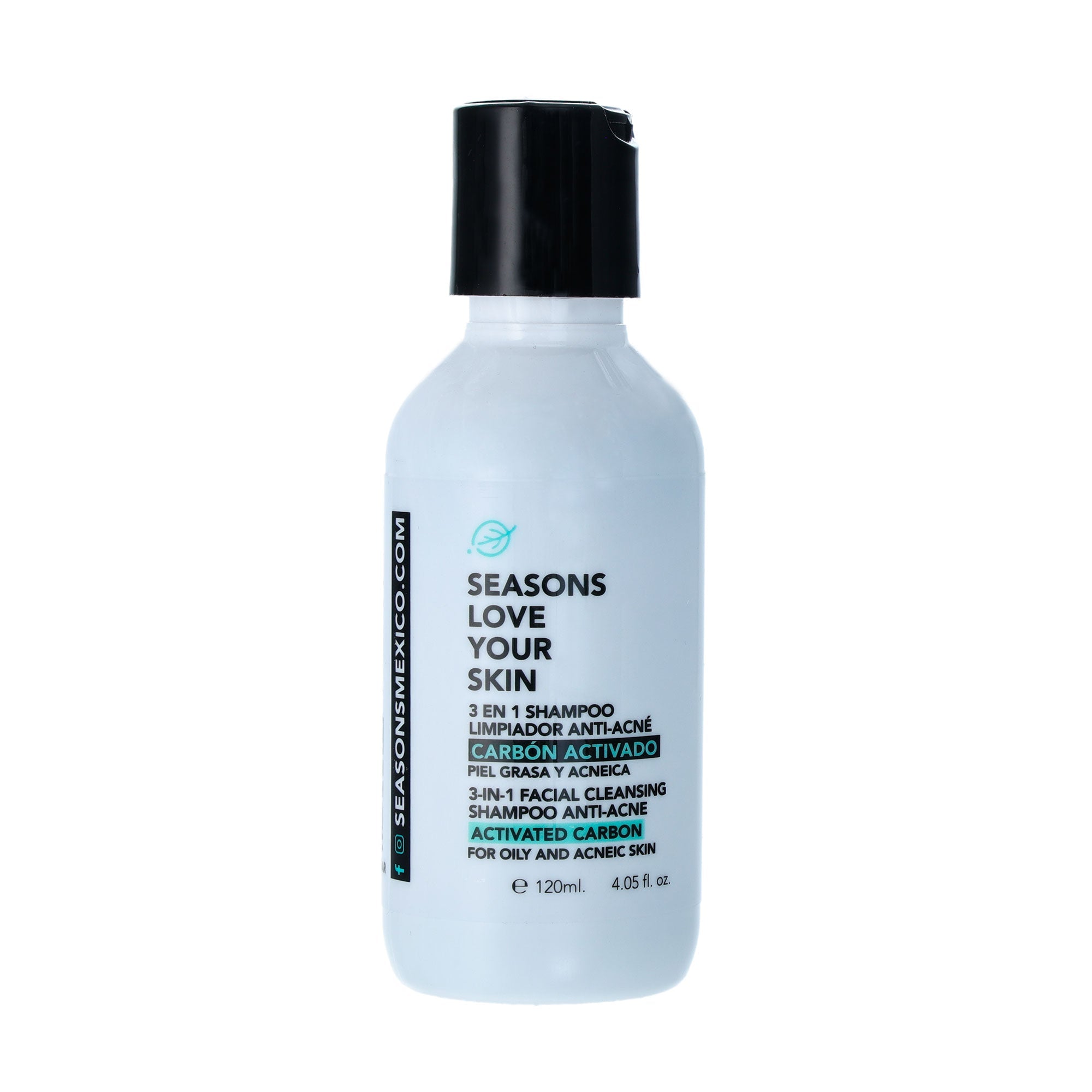 Dermolimpiador Carbón Activado 120 Ml - Seasons Love Your Skin