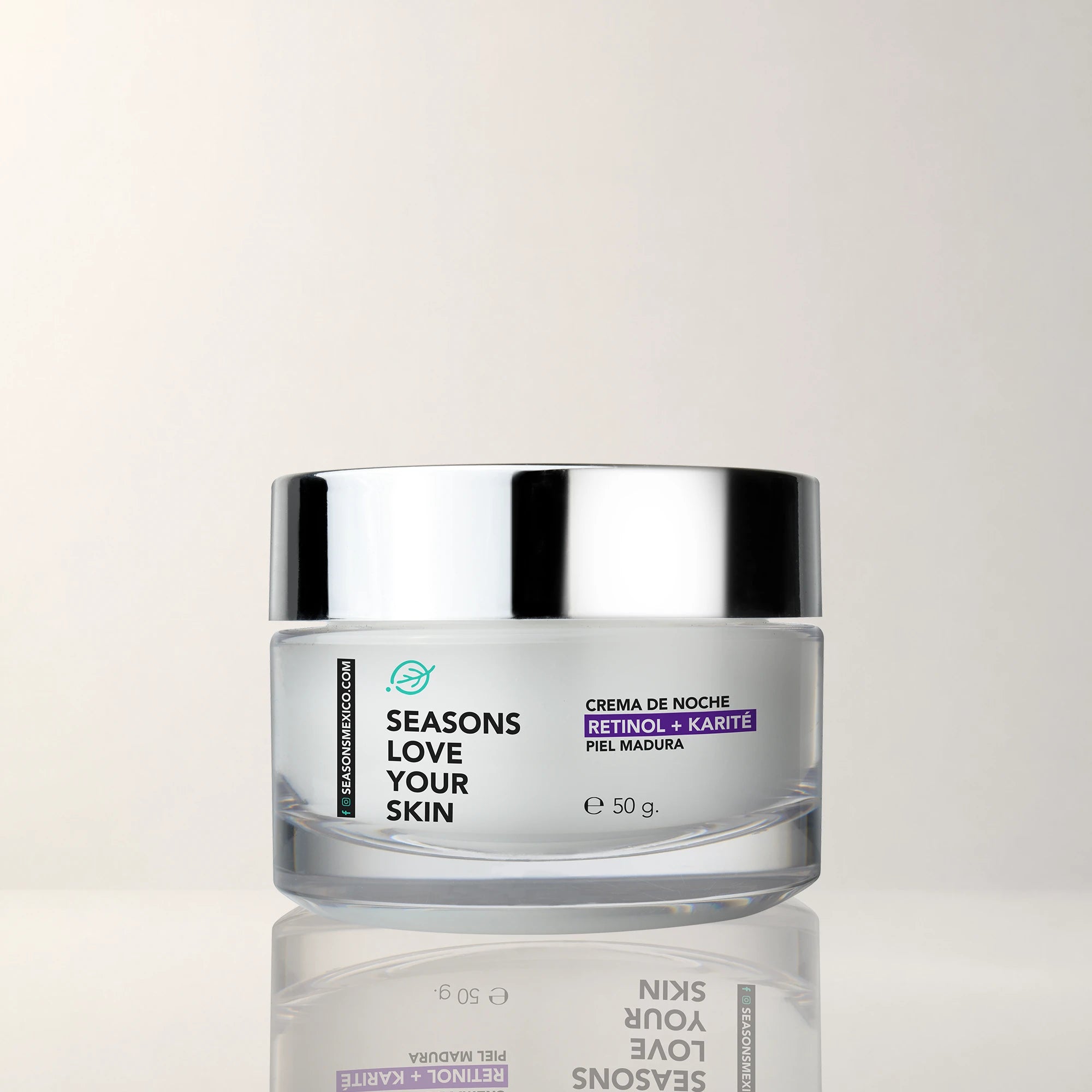 Crema Hidratante De Noche Retinol + Ah 50 Gr
