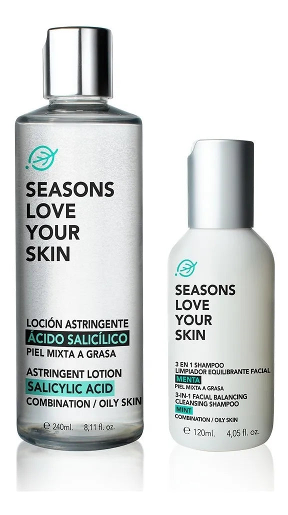 3en1 Shampoo Facial Equilibrante 120ml + Loción Astringente