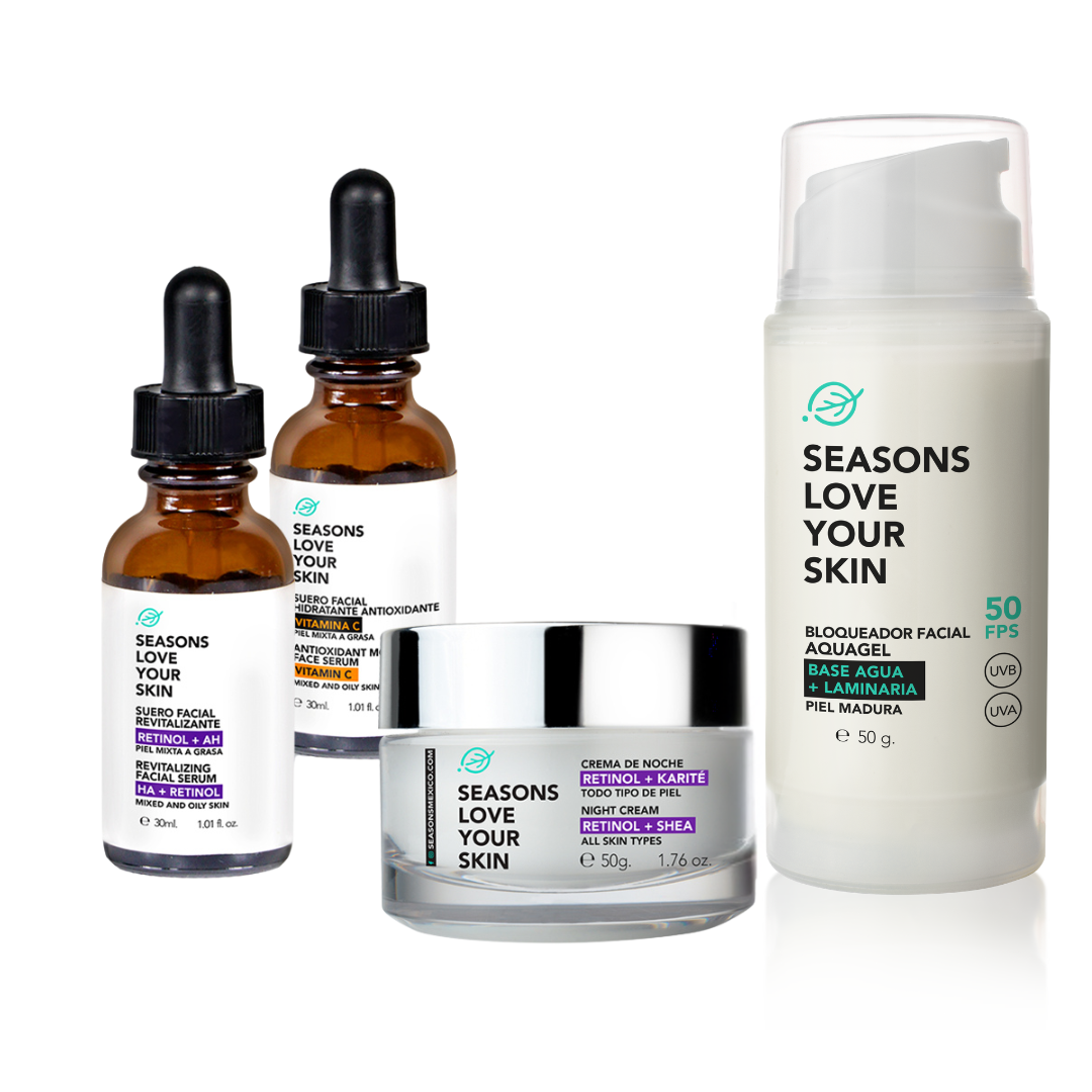 Kit Rutina básica Retinol + Vitamina C
