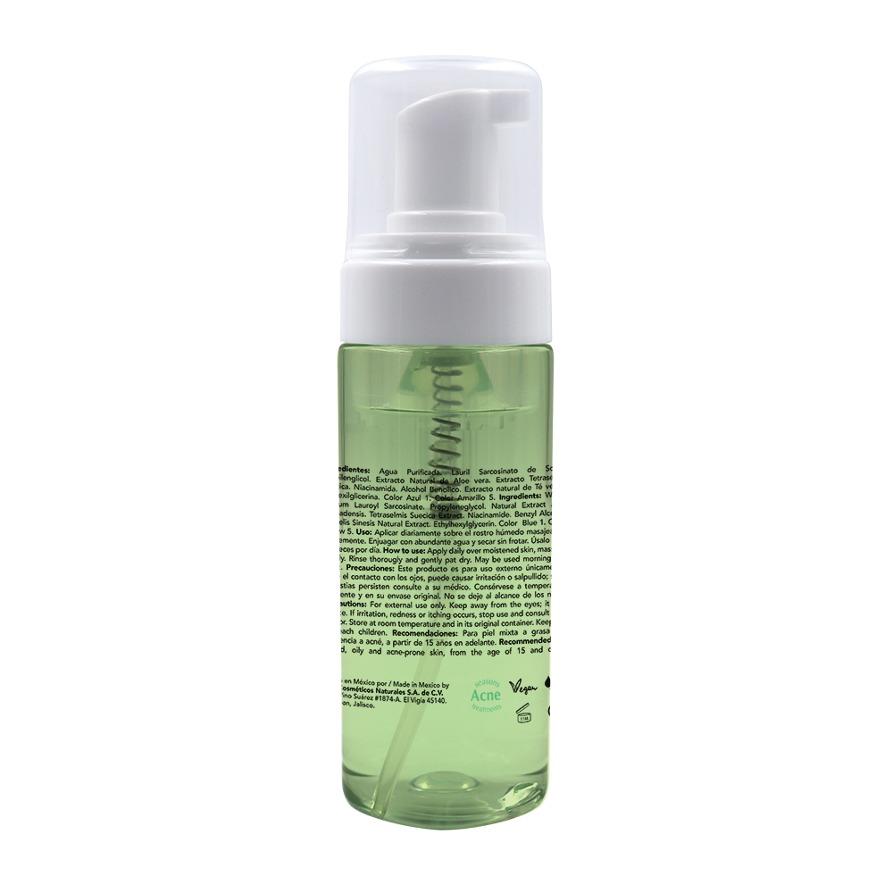 Espuma Limpiadora Facial Niacinamida + Té Verde 150ml