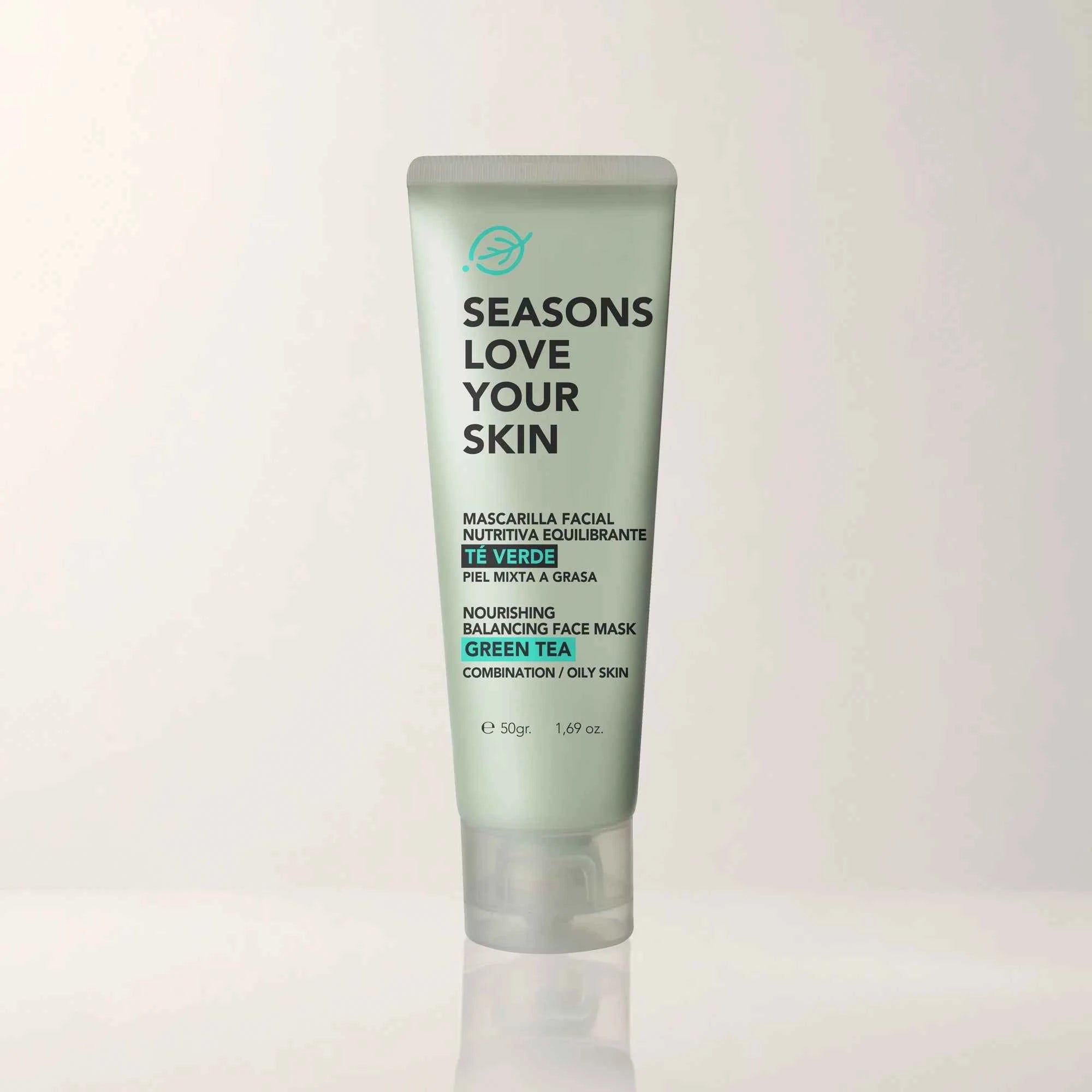 Mascarilla Facial Nutritiva Equilibrante Té Verde 50g.