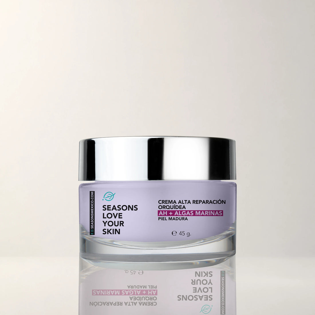 Crema Hidratante Antiedad Orquídea + Ah 45 Gr