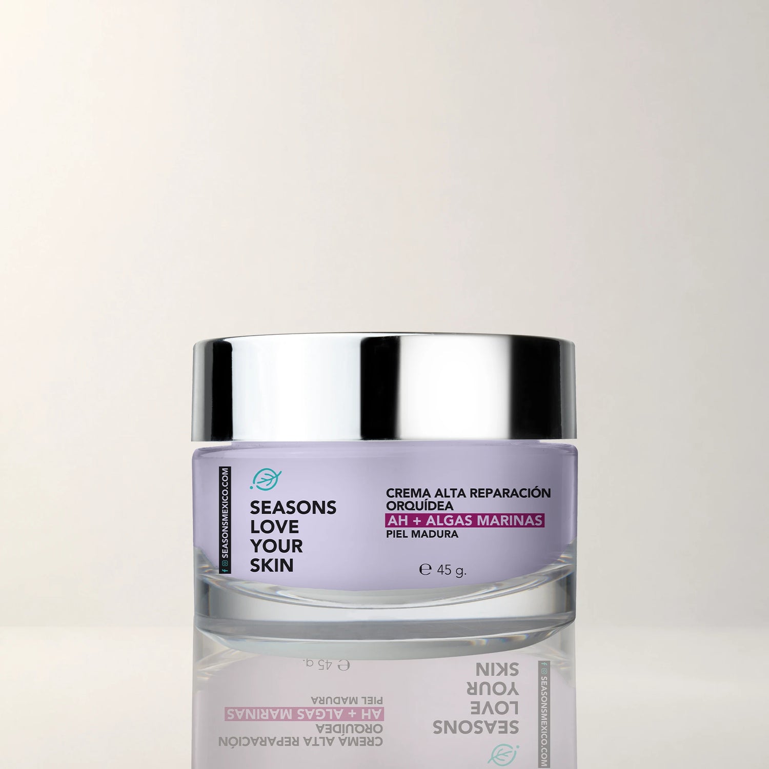 Crema Hidratante Antiedad Orquídea + Ah 45 Gr