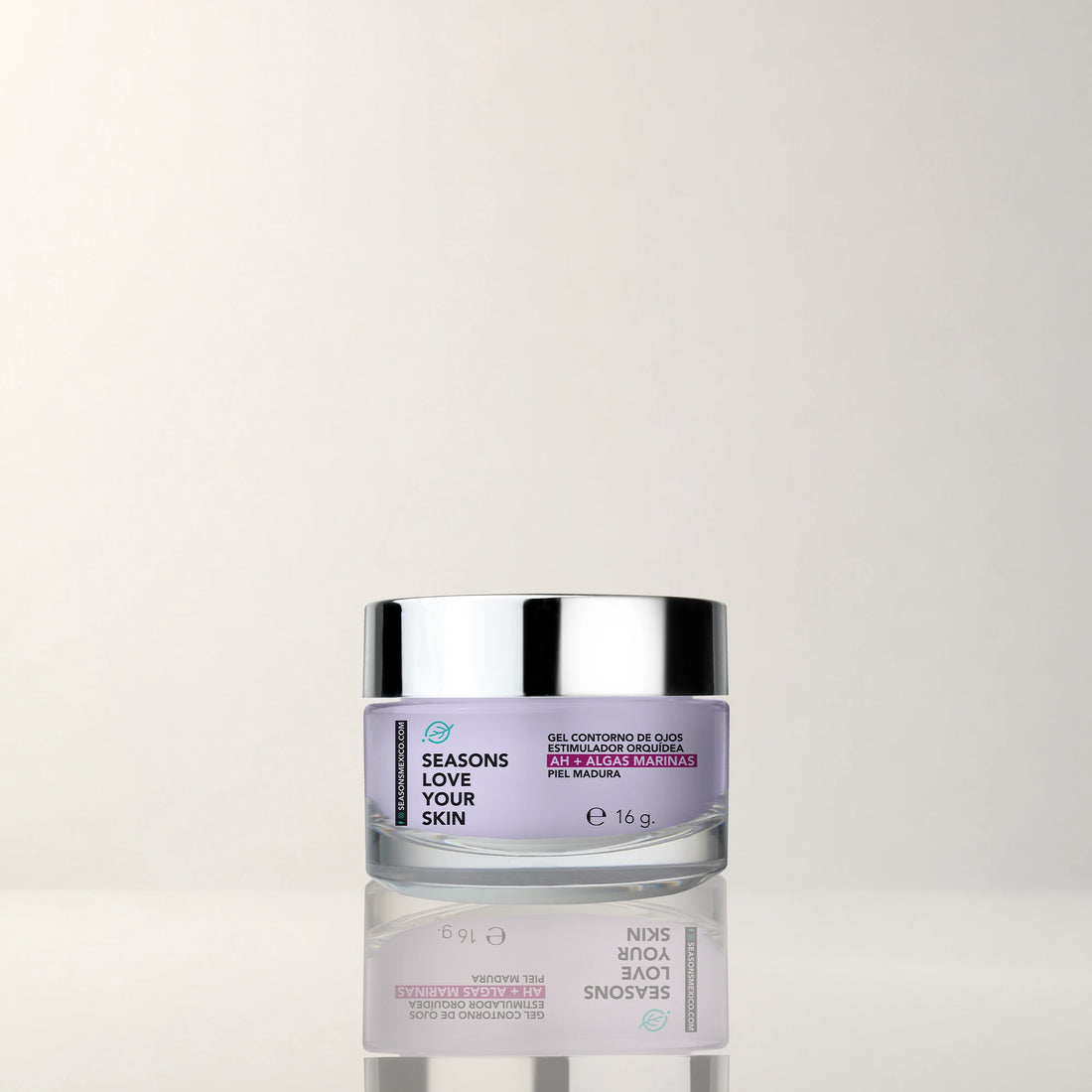 Gel Contorno De Ojos Antiedad Orquídea + Ah + Algas Marinas 16 Gr