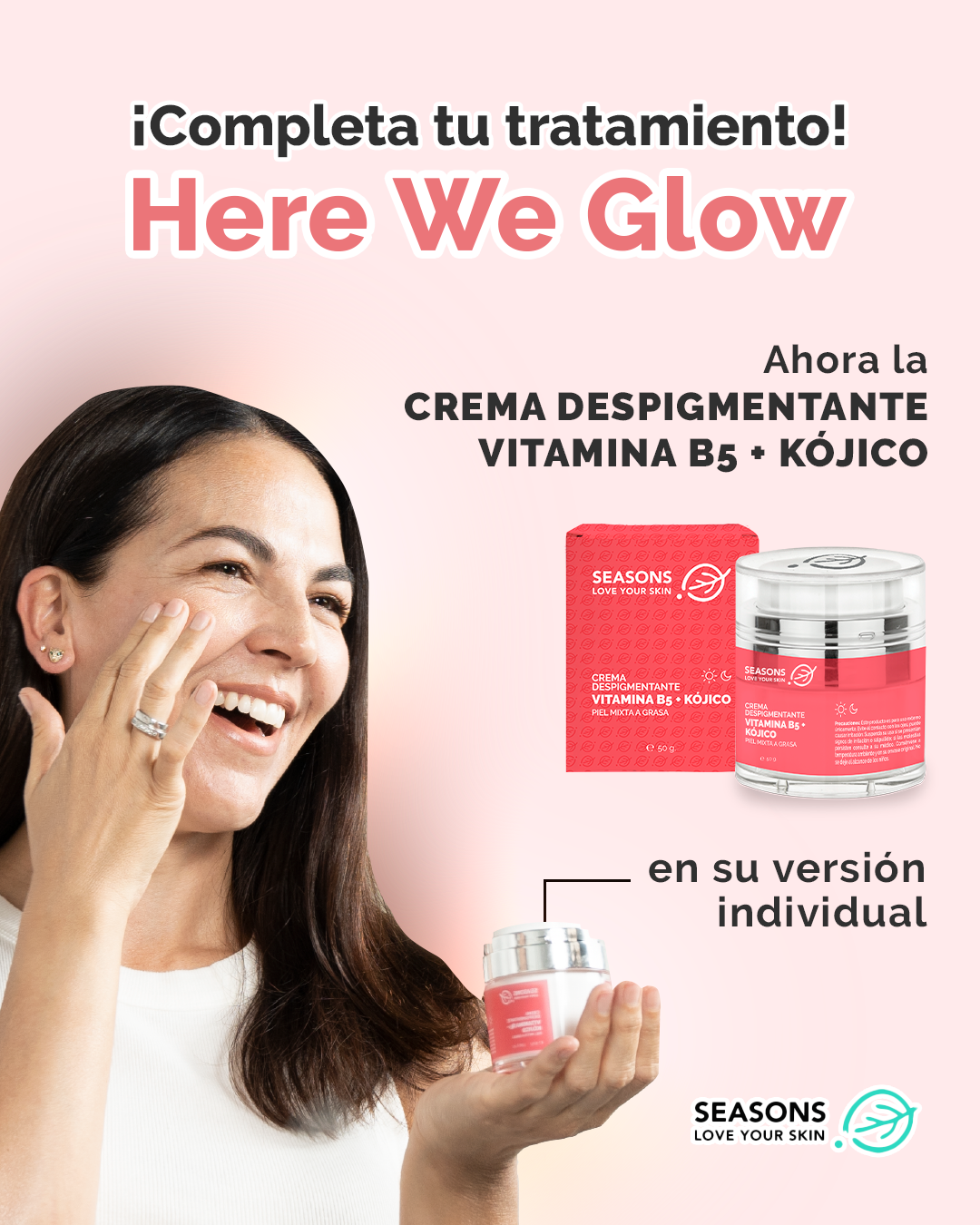 Crema Despigmentante Vitamina B5 + Kójico