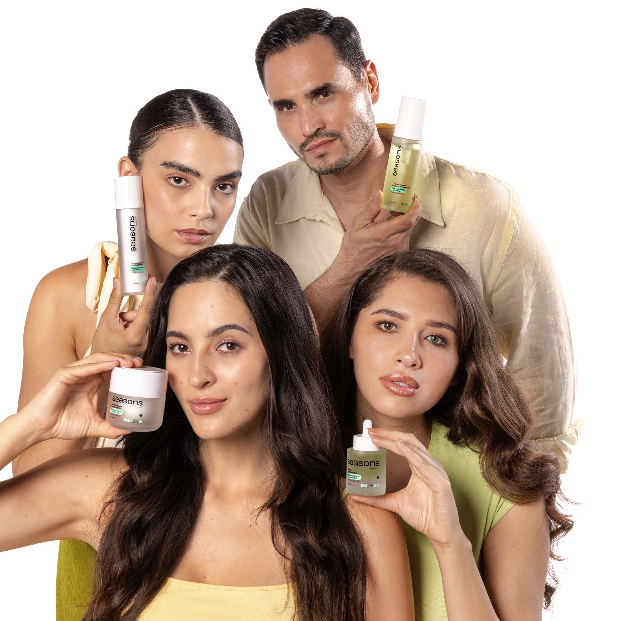 Kit Antioxidante Manzana Verde + Vit C 4 Pz - Seasons Love Your Skin