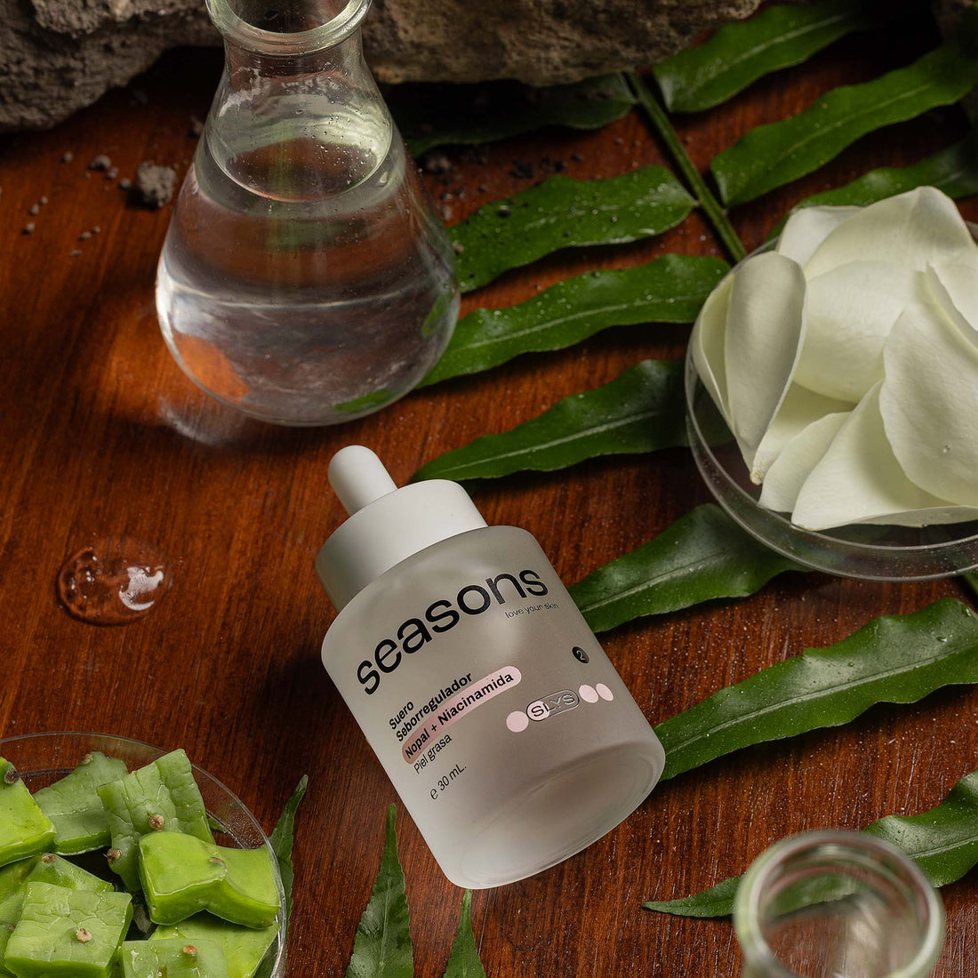 Suero Seborregulador Nopal+ Niacinamida 30 Ml - Seasons Love Your Skin