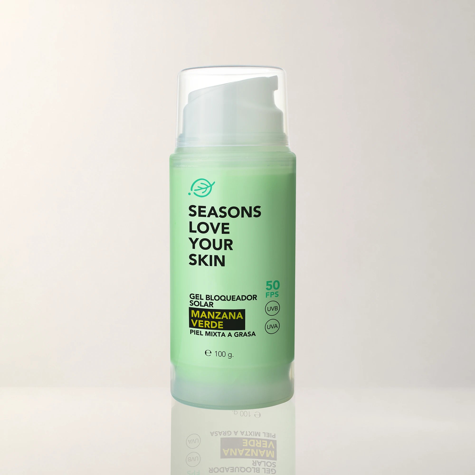 Protector Solar Fps50 Manzana Verde 100 Gr