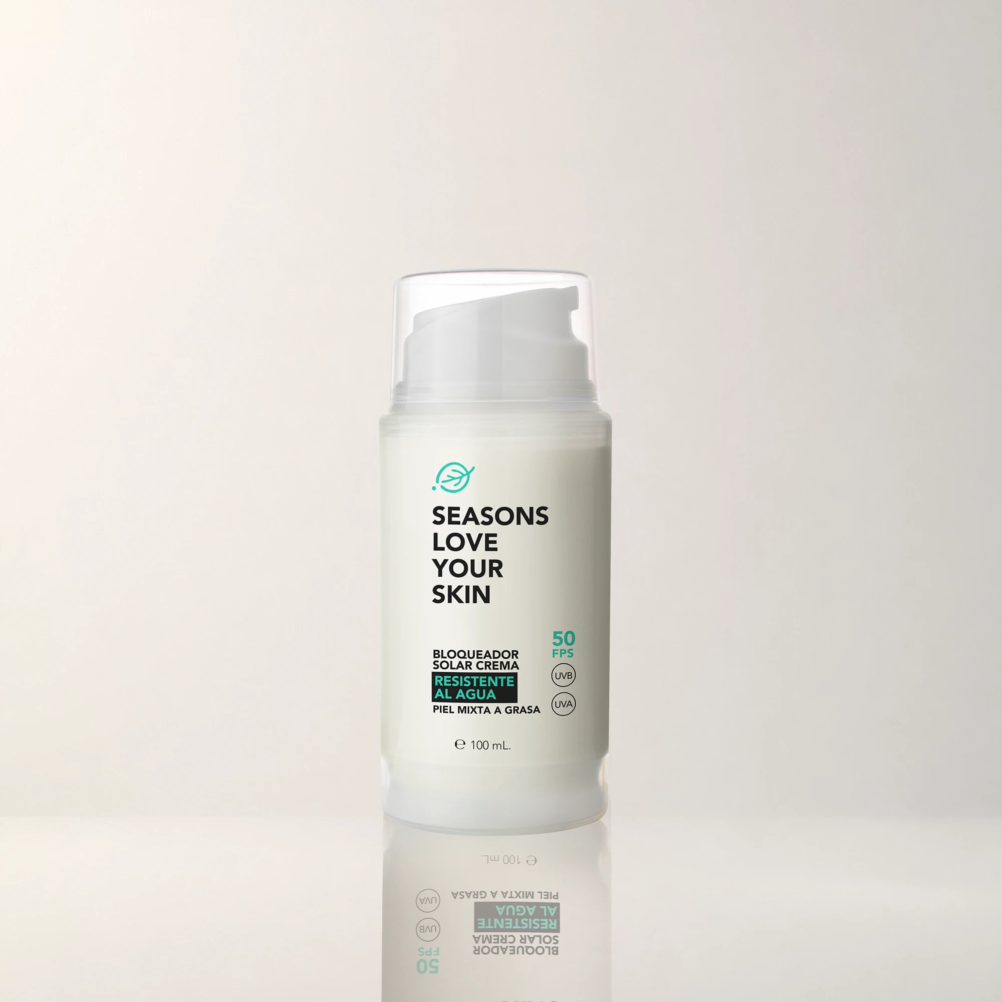 Protector Solar Fps50 Resistente Al Agua 100 Gr