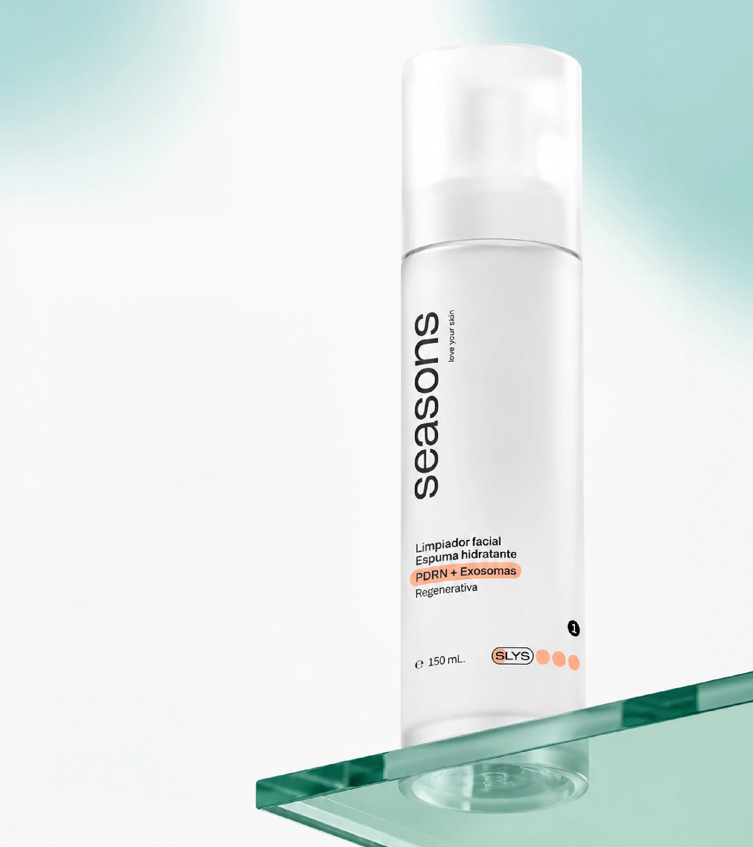 paso 1 limpiador facial en espuma pdrn- seasons love your skin