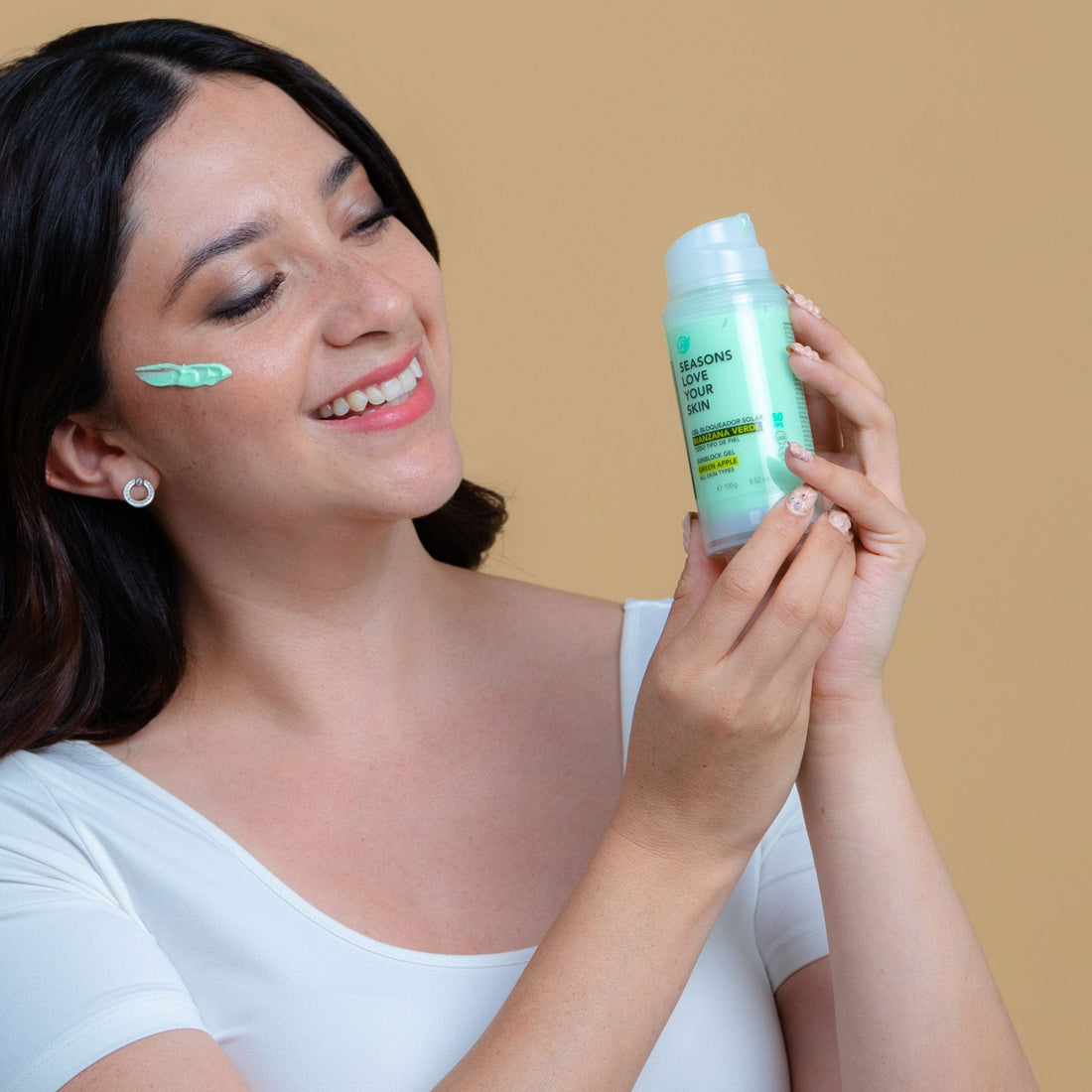 Seasons Love Your Skin PROTECCIÓN SOLAR Protector Solar Fps50 Manzana Verde 100 Gr