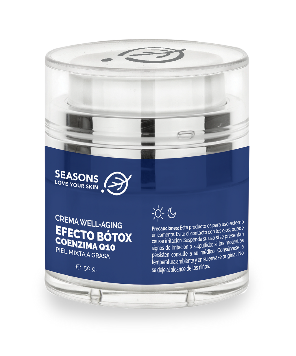 Crema Efecto Botox Q10 | Skincare – Seasons Love Your Skin