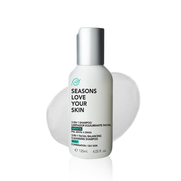 3 en 1 Shampoo Limpiador Equilibrante Facial Menta - Seasons Love Your Skin - SEO Optimizer