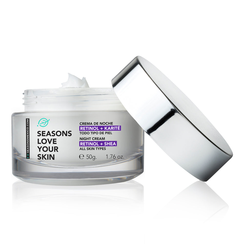Crema Hidratante De Noche Retinol + Ah 50 Gr - Seasons Love Your Skin