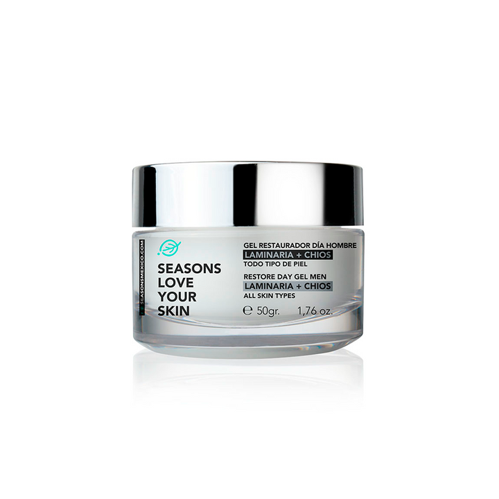 Gel Restaurador Día Hombre Laminaria + Chios - Seasons Love Your Skin - SEO Optimizer