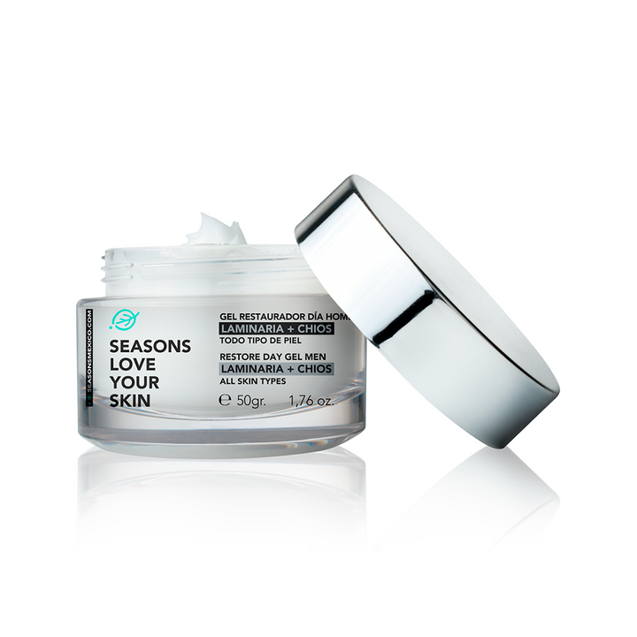 Gel Restaurador Día Hombre Laminaria + Chios - Seasons Love Your Skin - SEO Optimizer