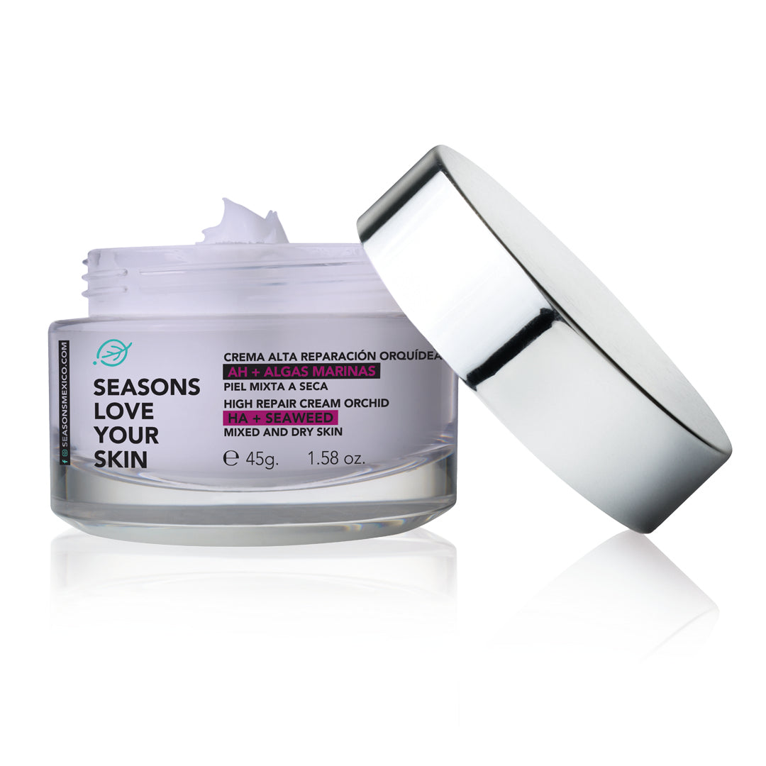 Crema Hidratante Antiedad Orquídea + Ah 45 Gr - Seasons Love Your Skin