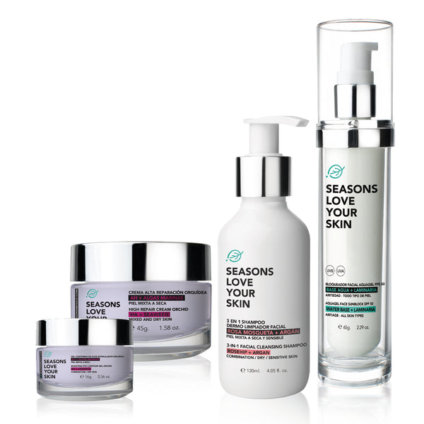 Seasons Antiage Orchid - Piel Sensible 4 piezas